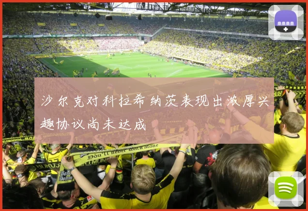 沙尔克对科拉希纳茨表现出浓厚兴趣协议尚未达成